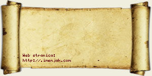 Ksenija Jovandić vizit kartica